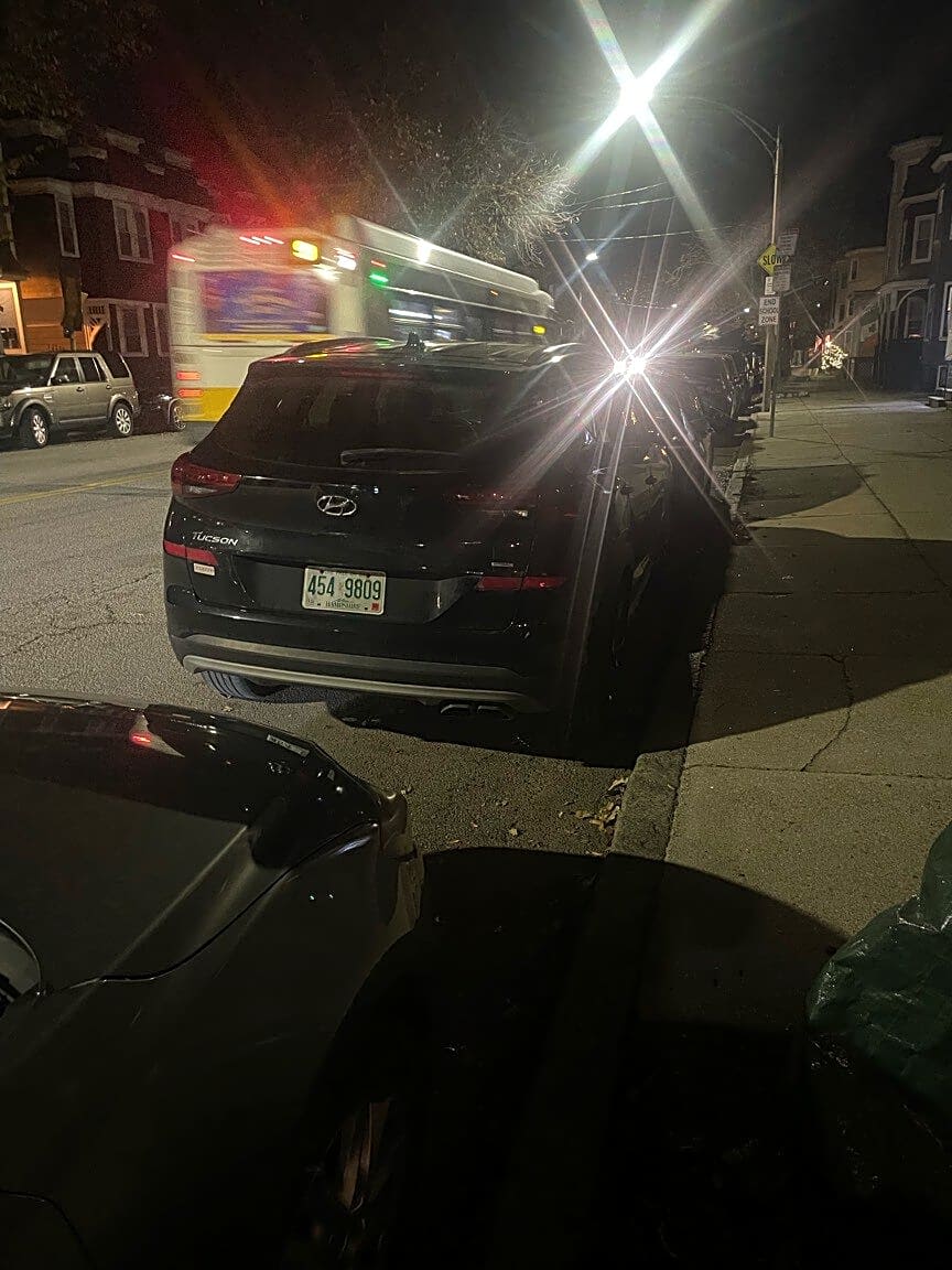 Image submitted with report