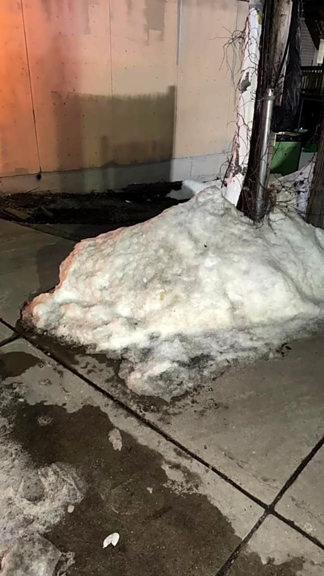 Image submitted with report