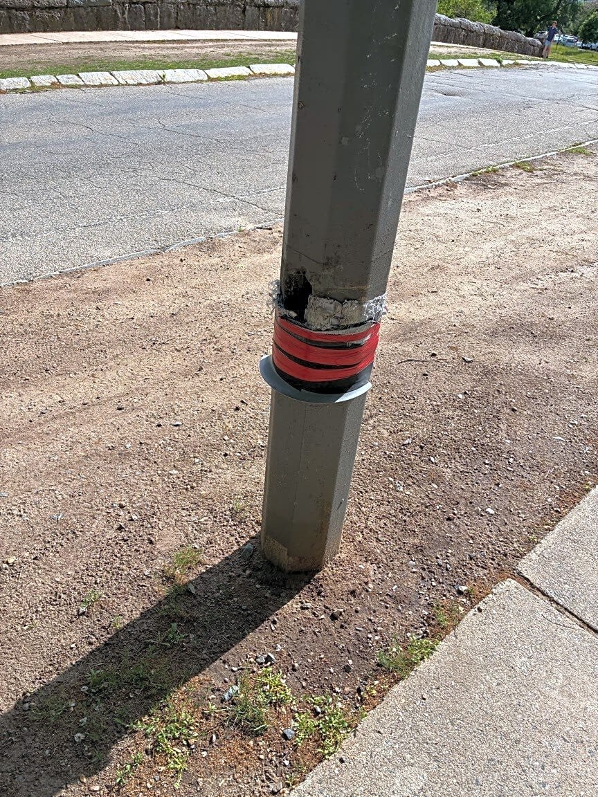 Image submitted with report