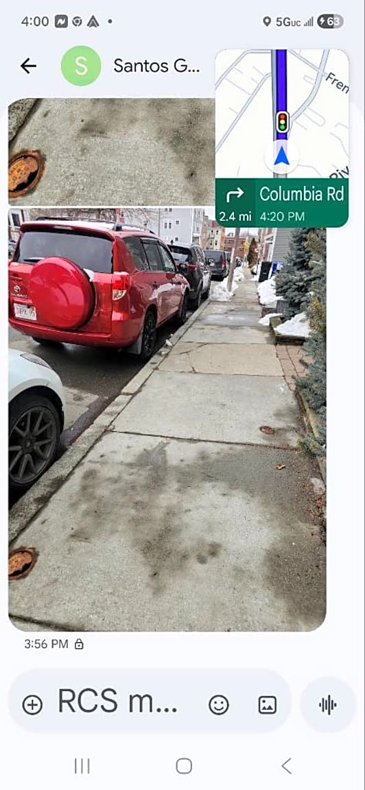 Image submitted with report