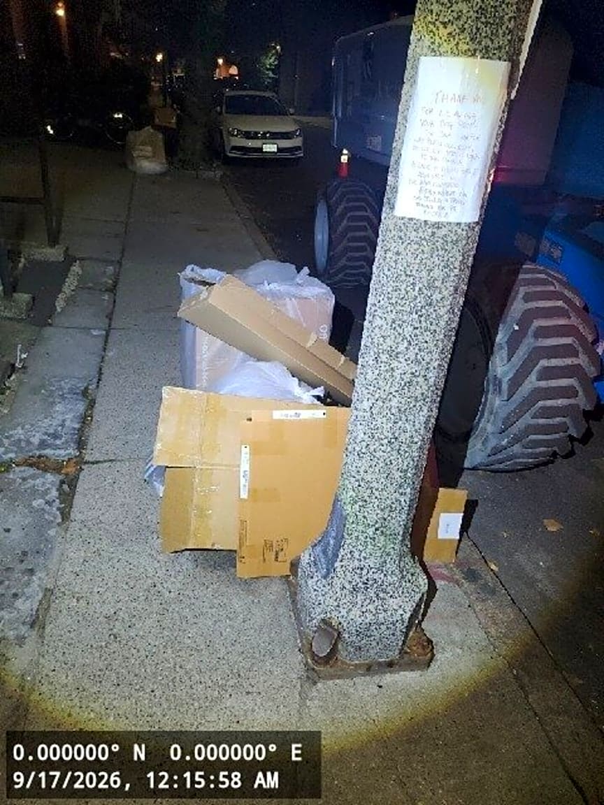 Image submitted with report