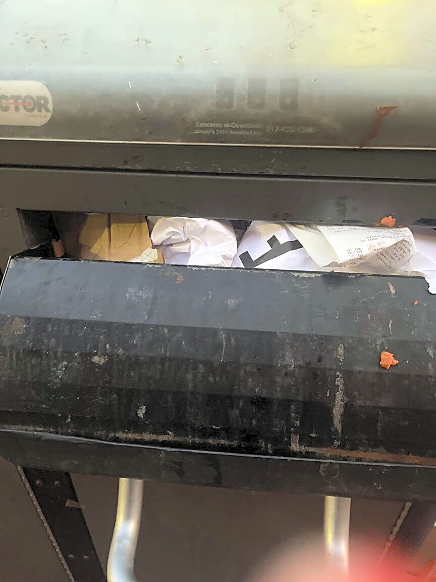 Image submitted with report