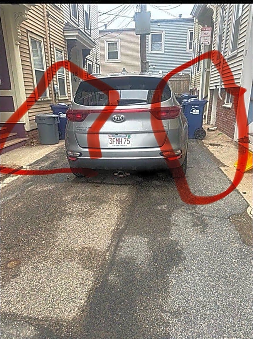 Image submitted with report
