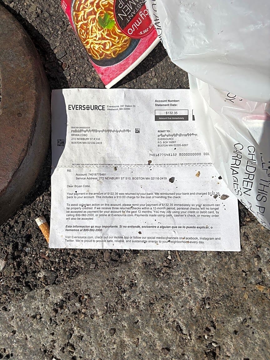 Image submitted with report