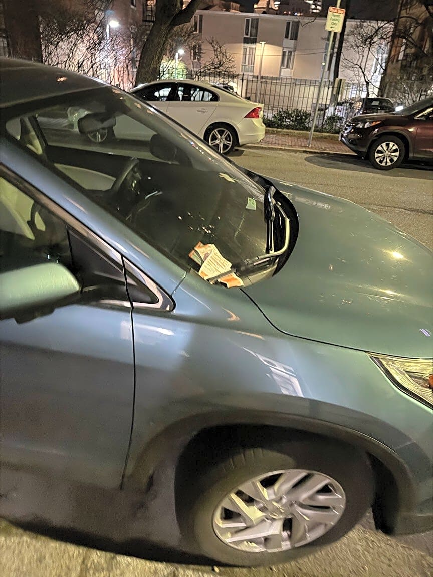 Image submitted with report