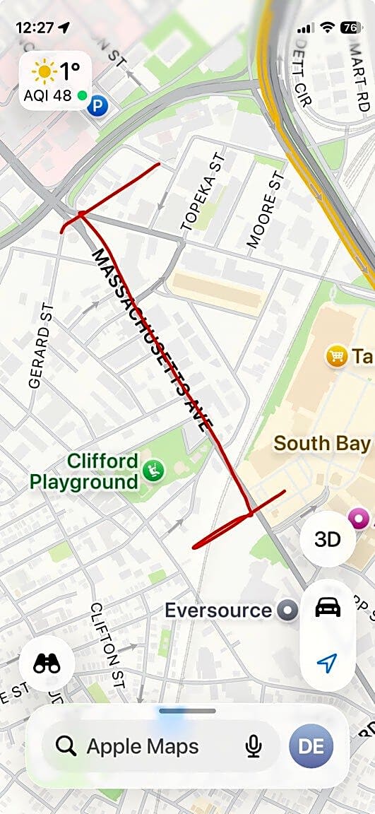 Image submitted with report