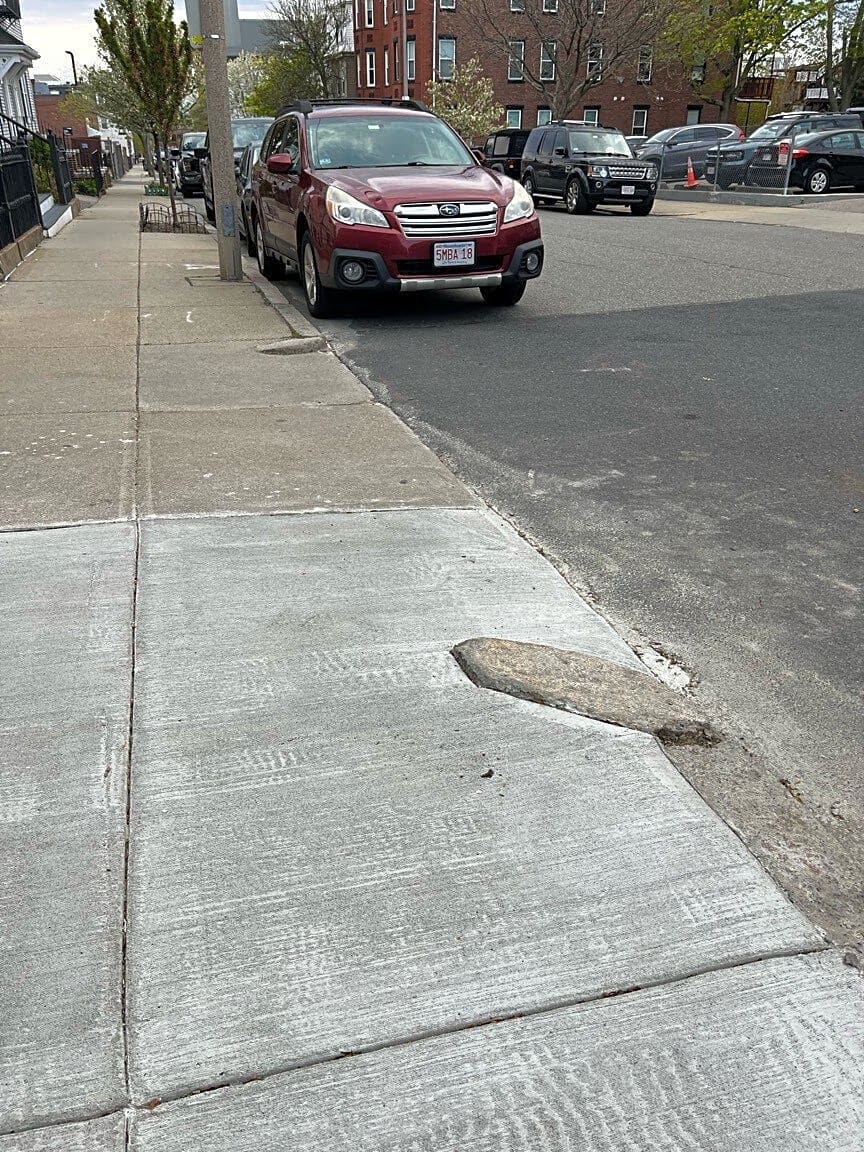 Image submitted with report