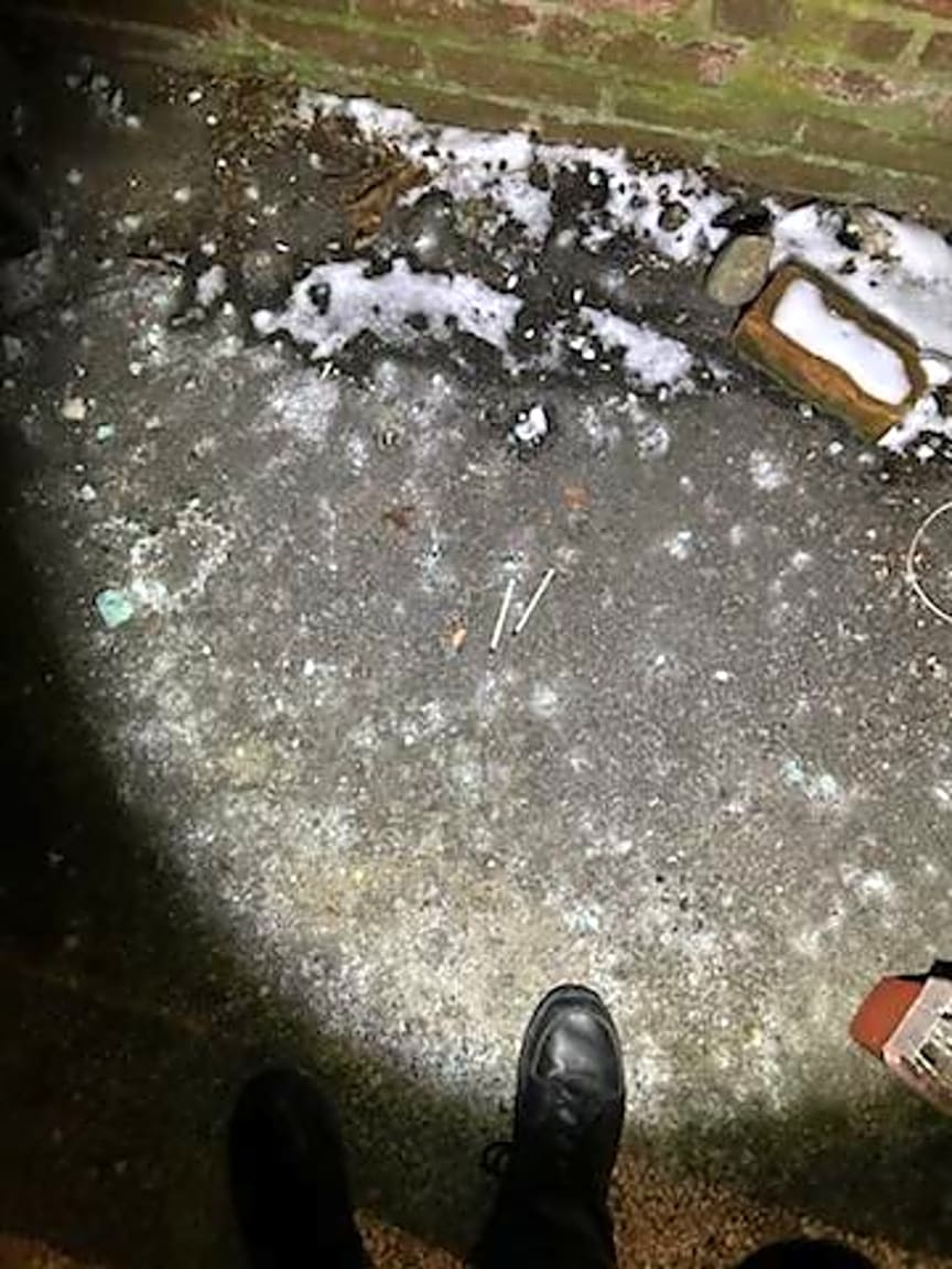 Image submitted with report