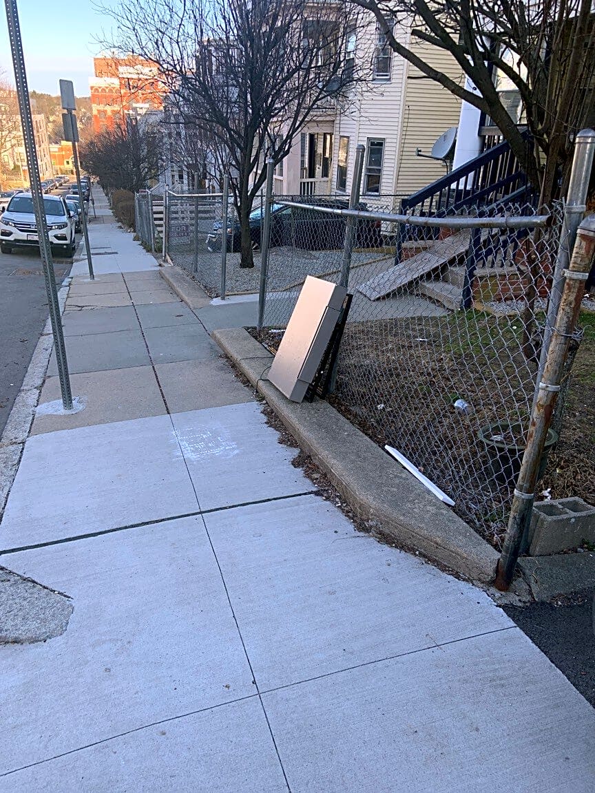 Image submitted with report