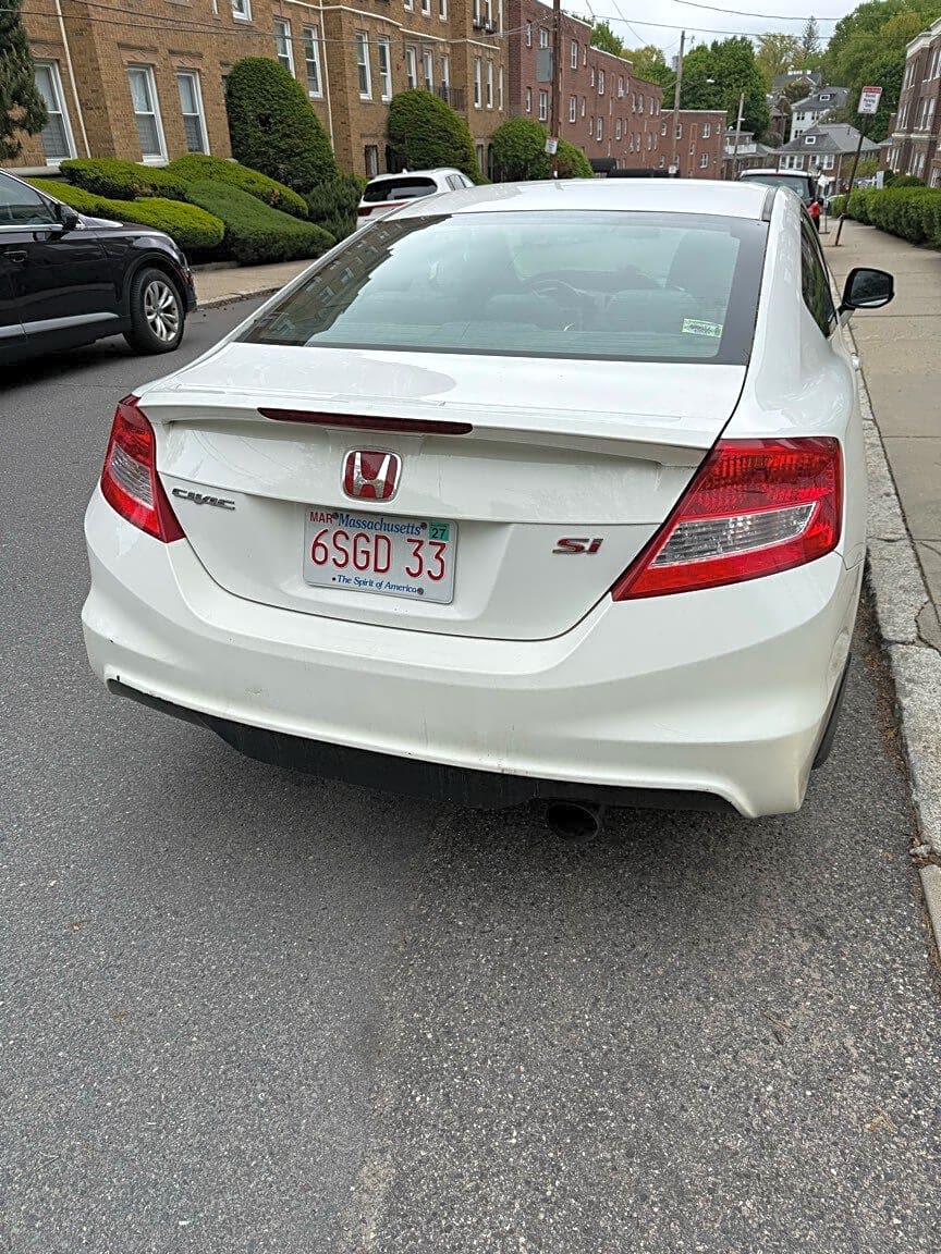 Image submitted with report