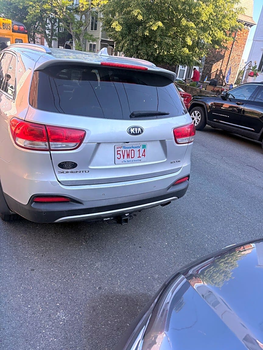 Image submitted with report