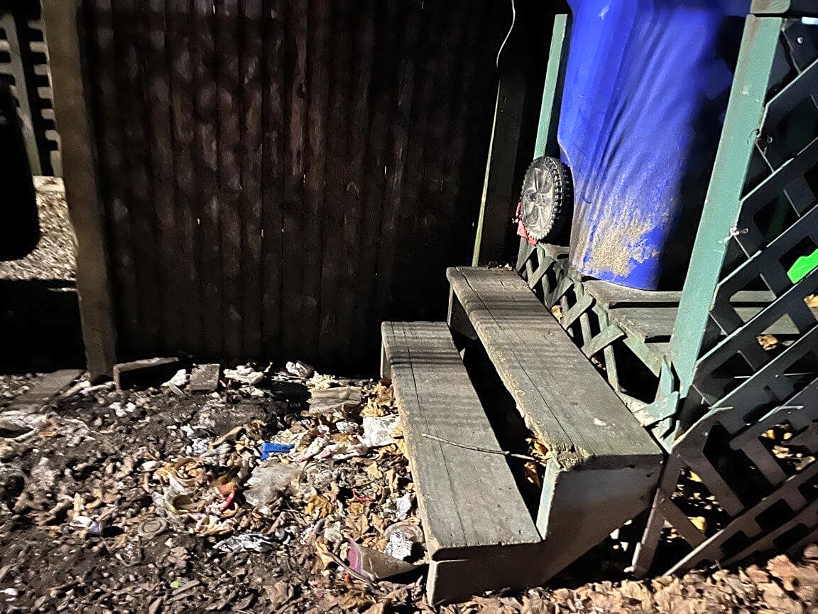 Image submitted with report