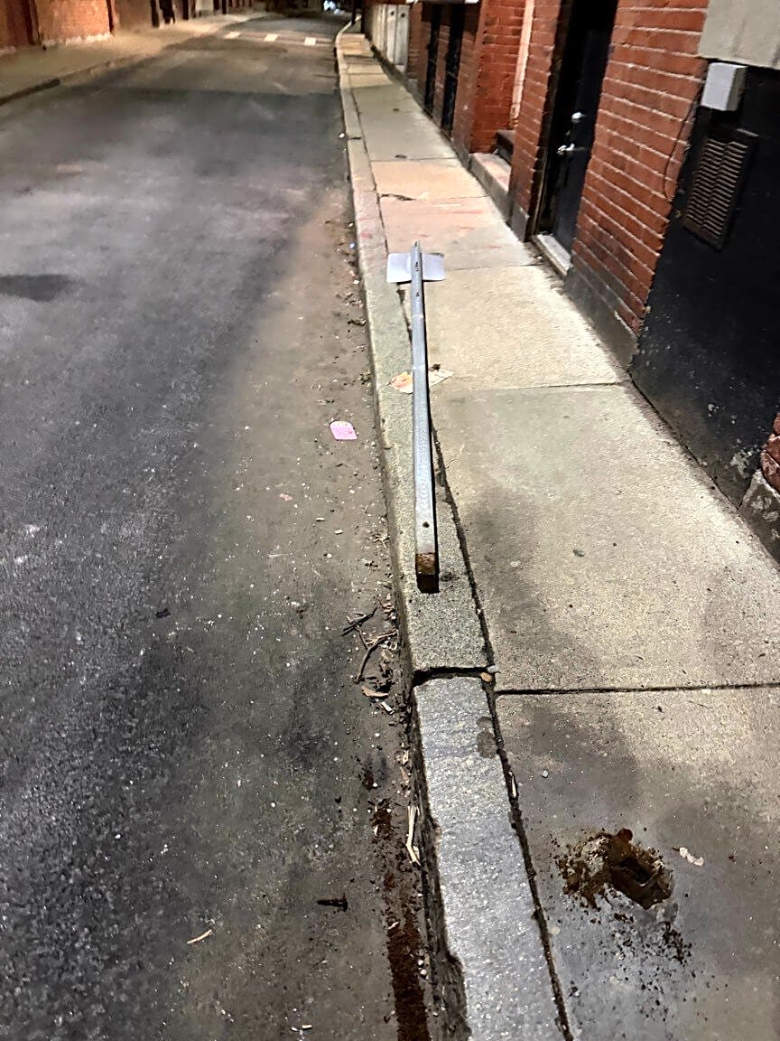 Image submitted with report