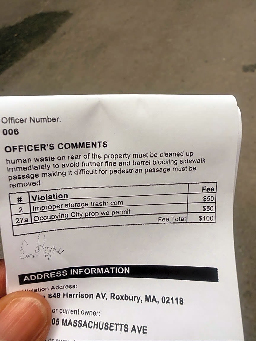 Image submitted with report