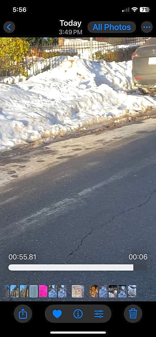 Image submitted with report