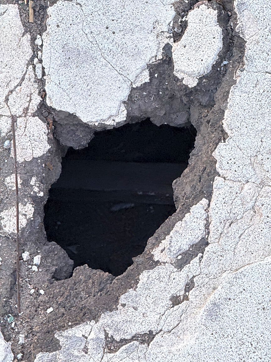 Image submitted with report