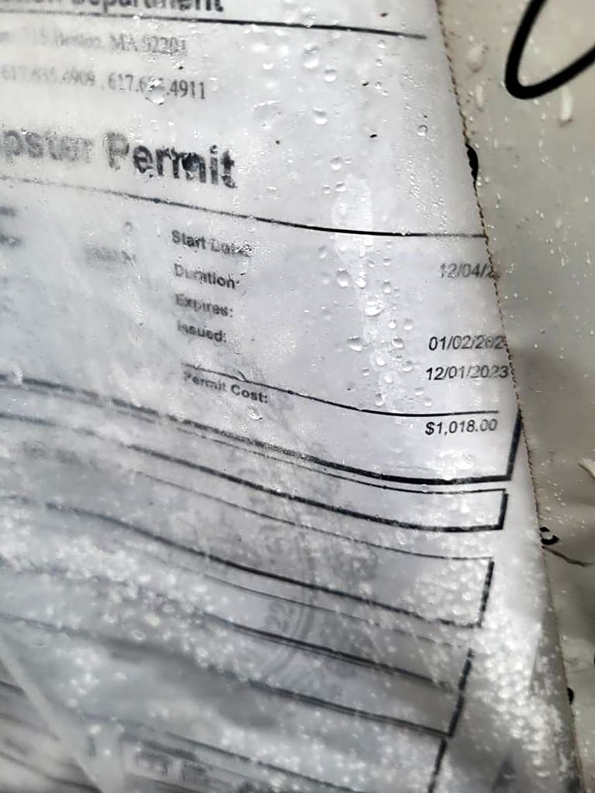 Image submitted with report