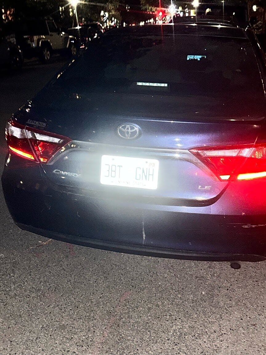 Image submitted with report