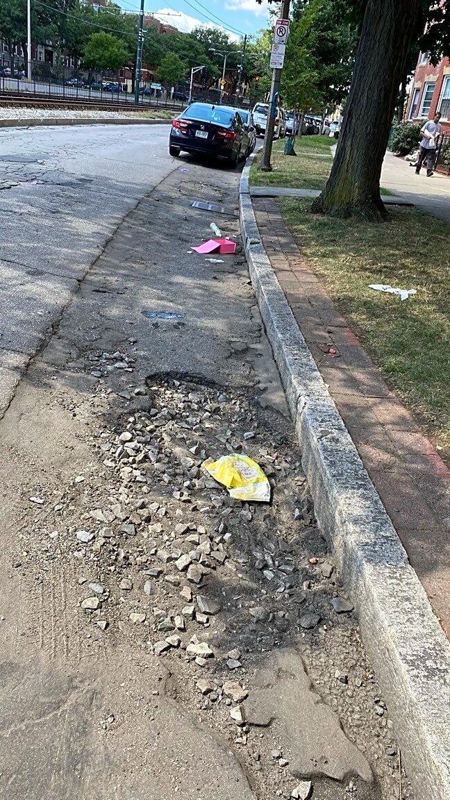 Image submitted with report