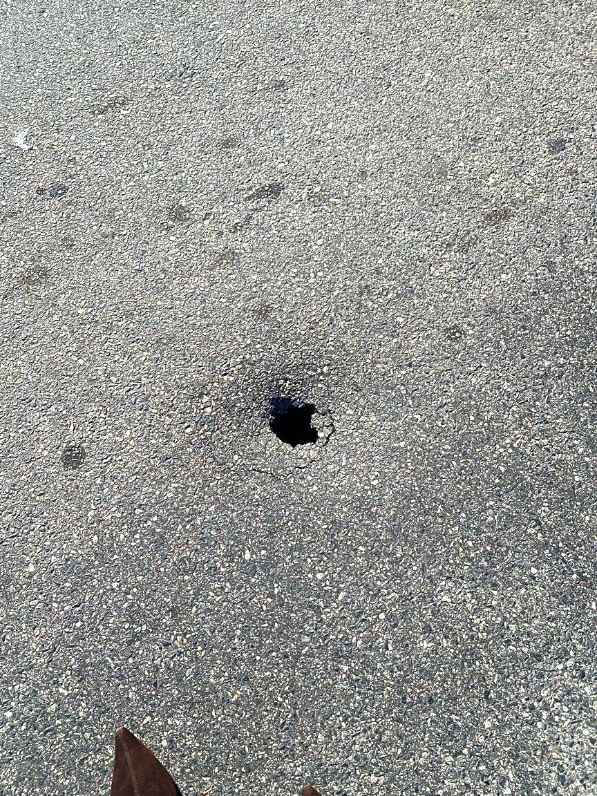 Image submitted with report
