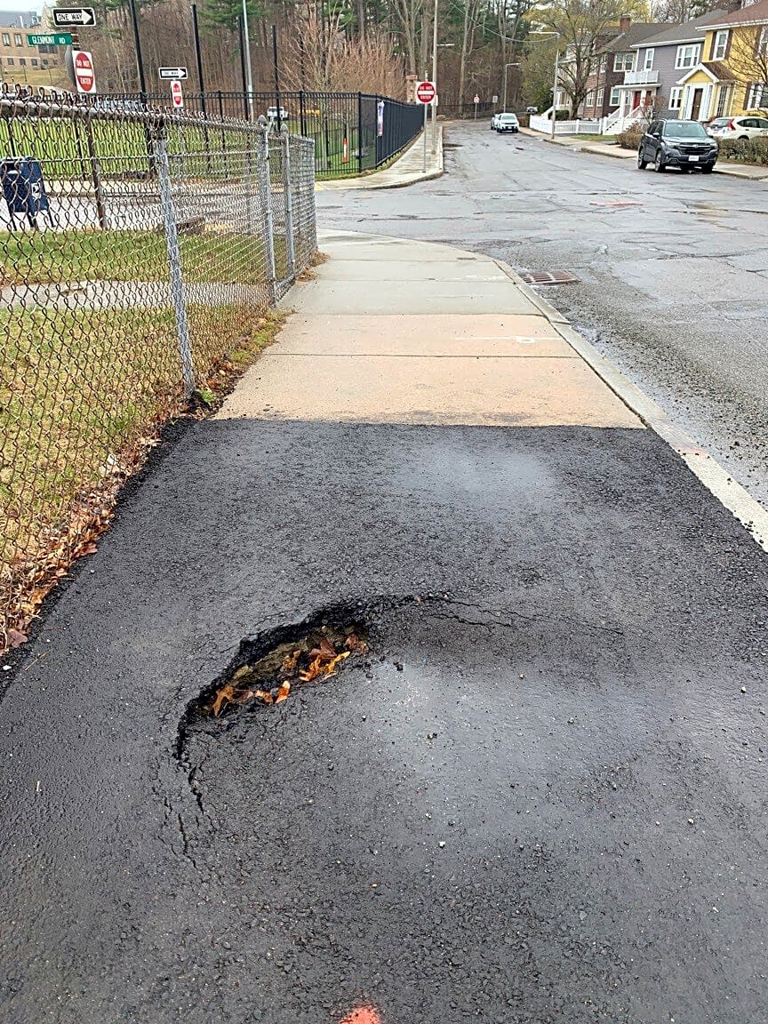 Image submitted with report