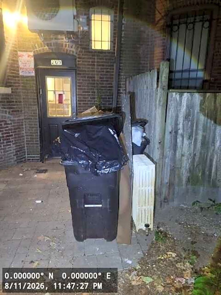 Image submitted with report