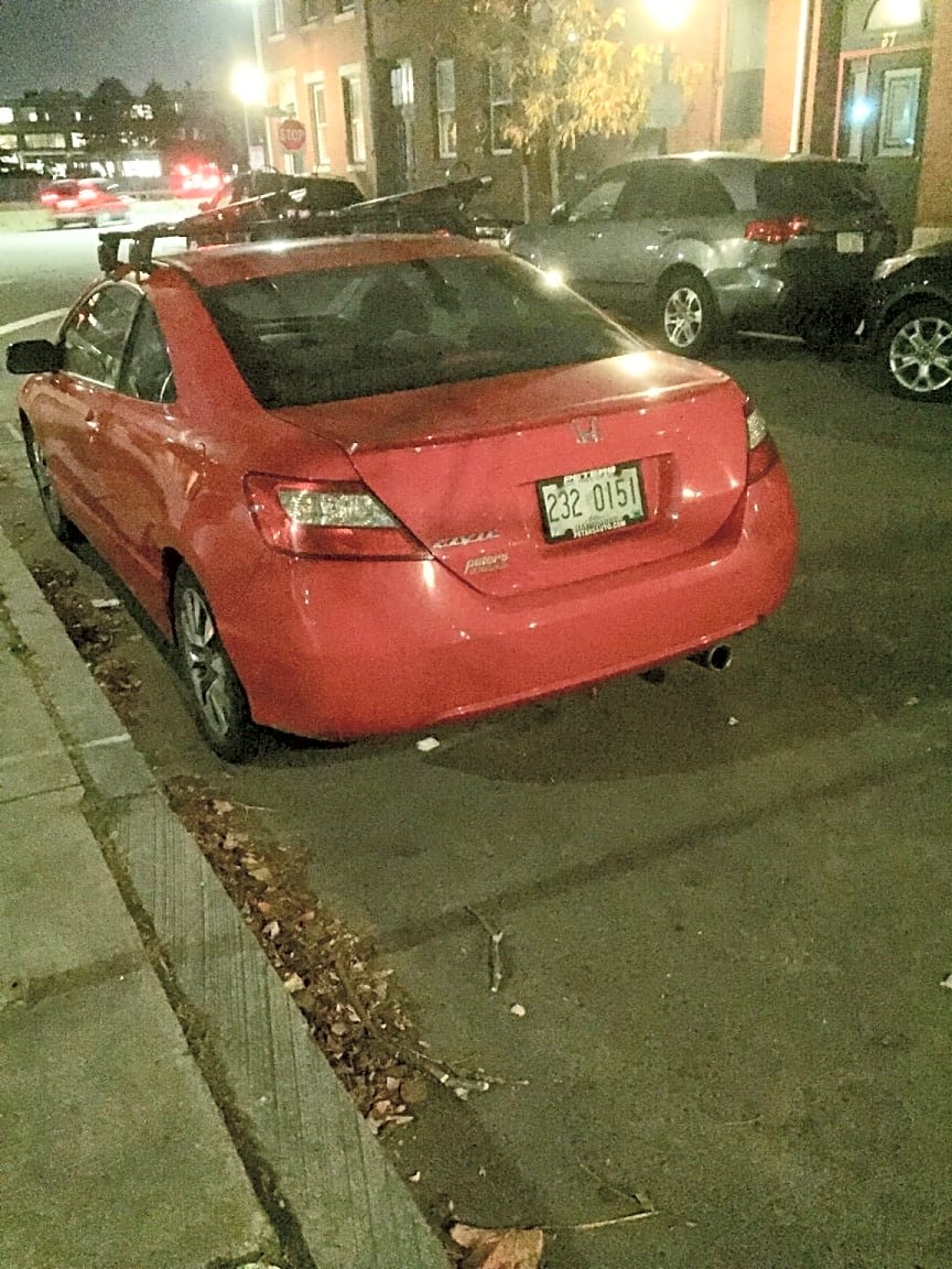 Image submitted with report