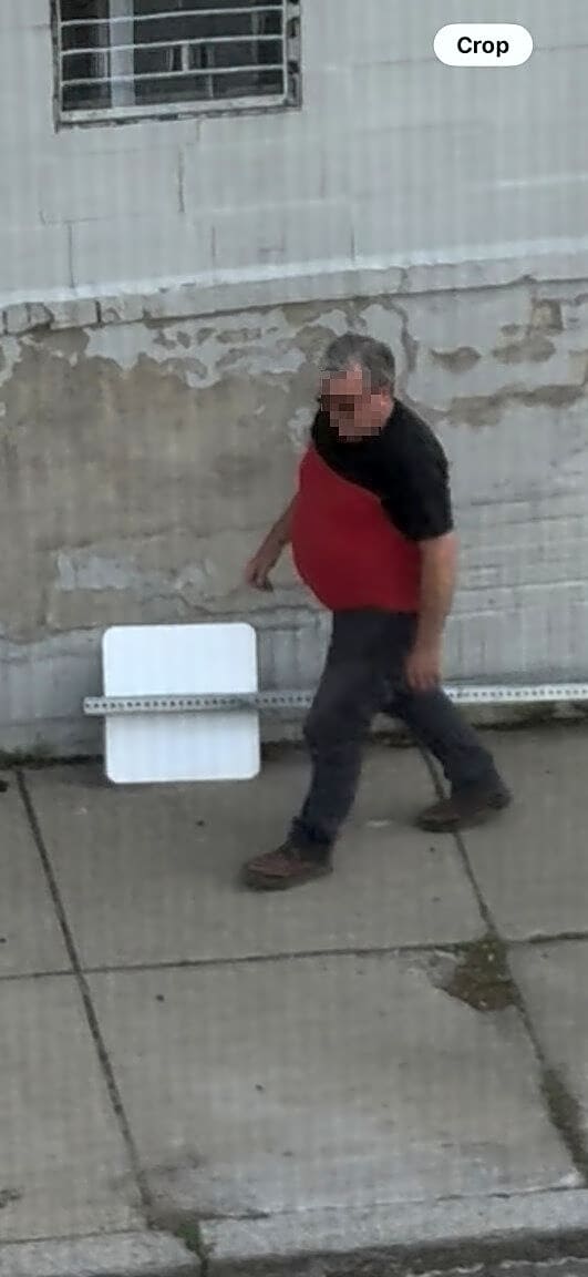 Image submitted with report