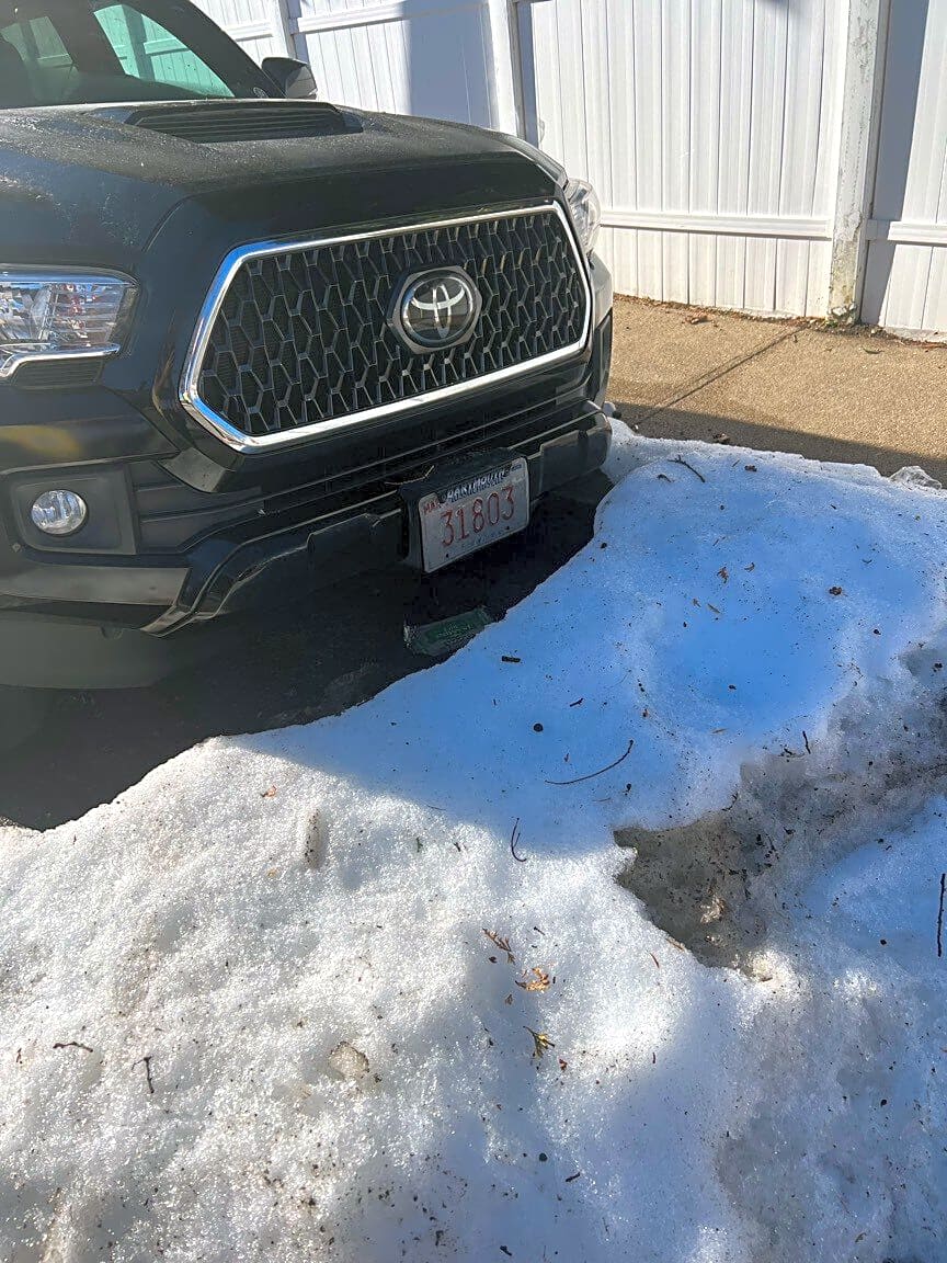 Image submitted with report