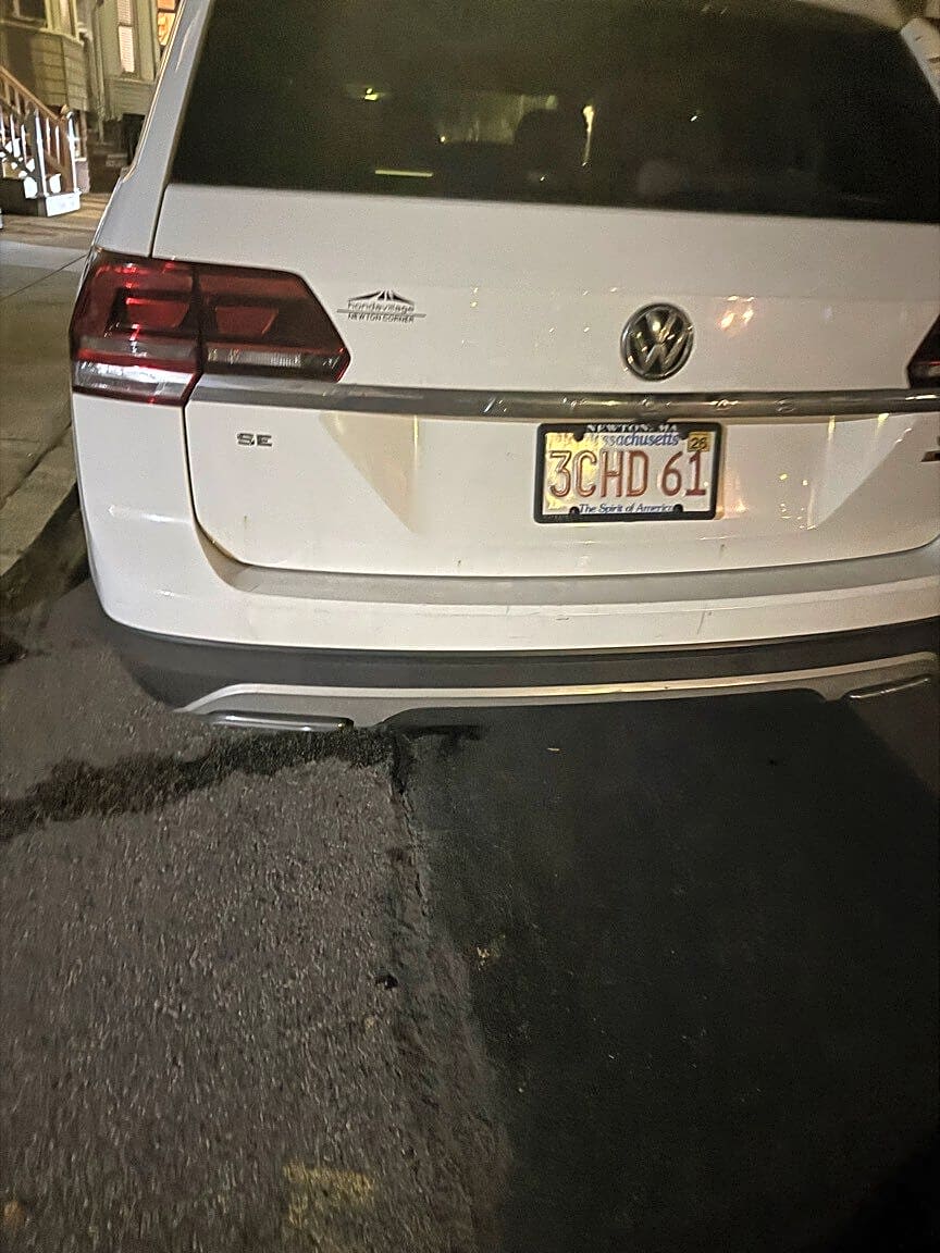 Image submitted with report