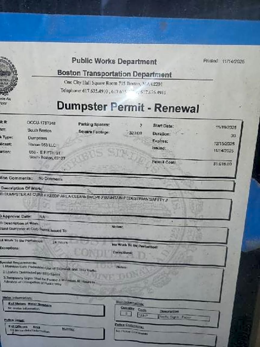 Image submitted with report