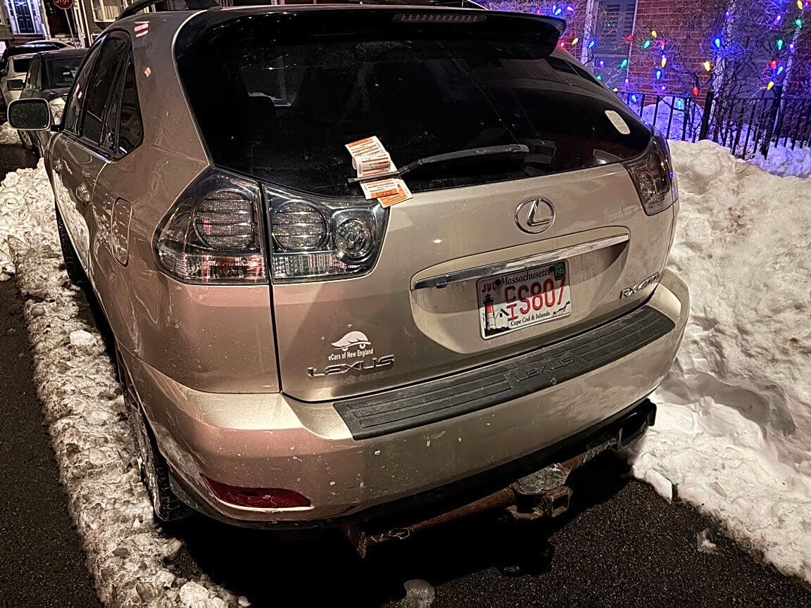 Image submitted with report