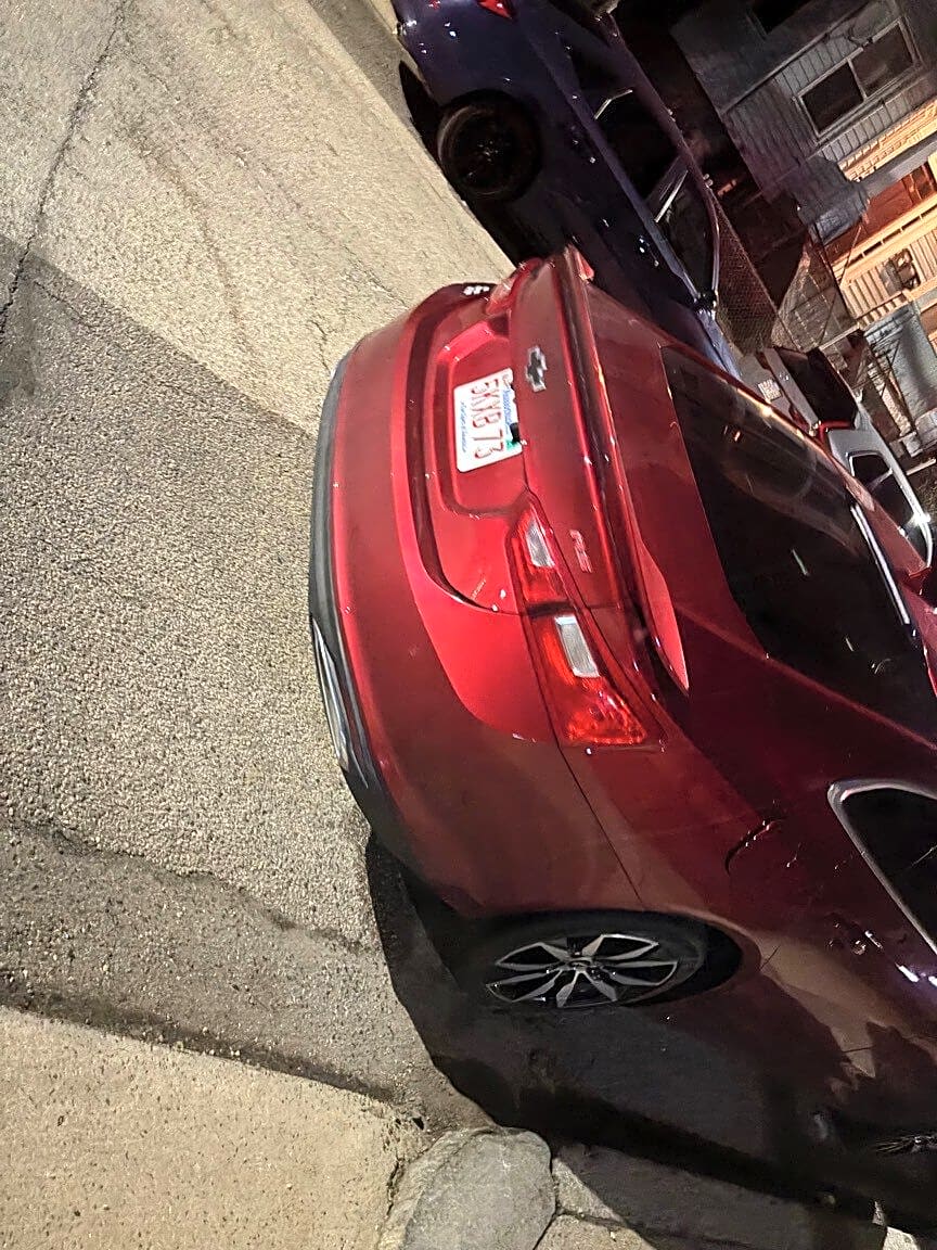 Image submitted with report