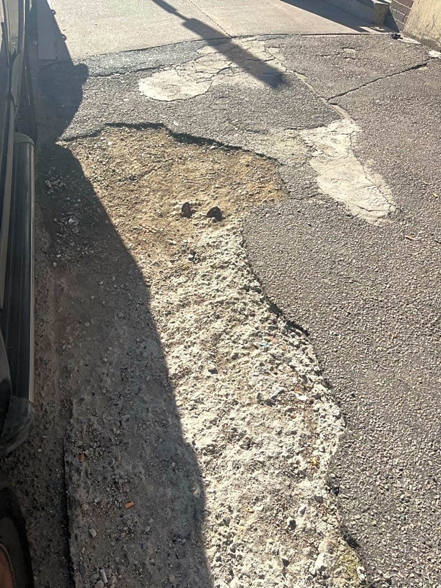 Image submitted with report