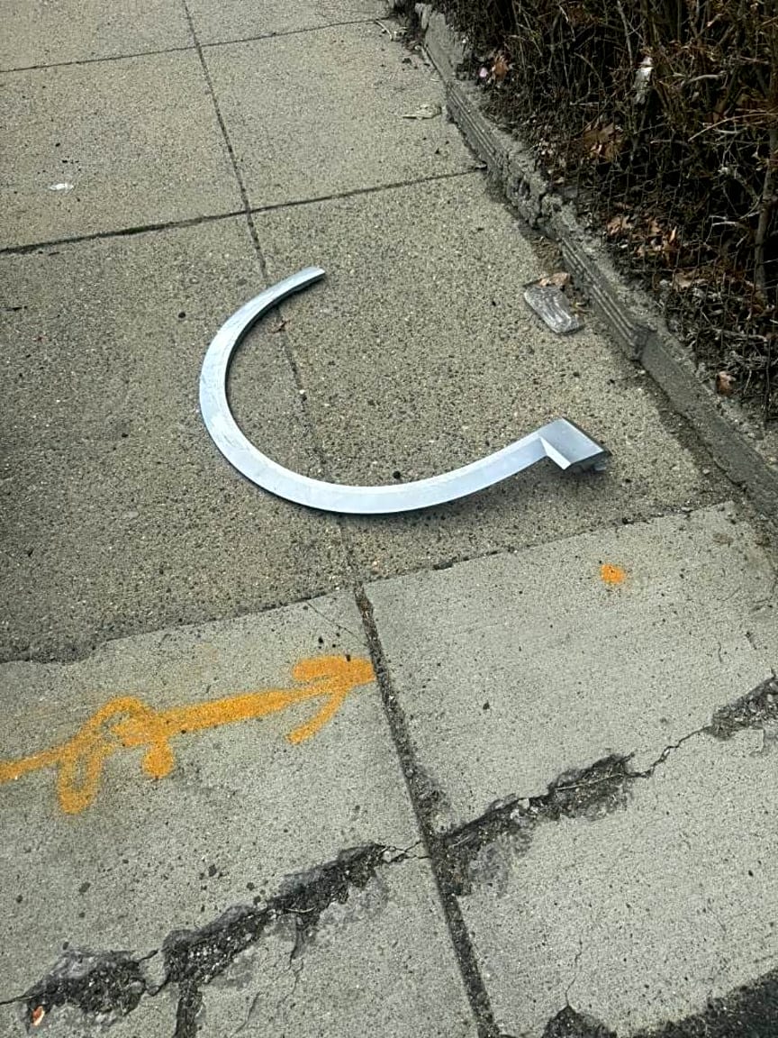 Image submitted with report