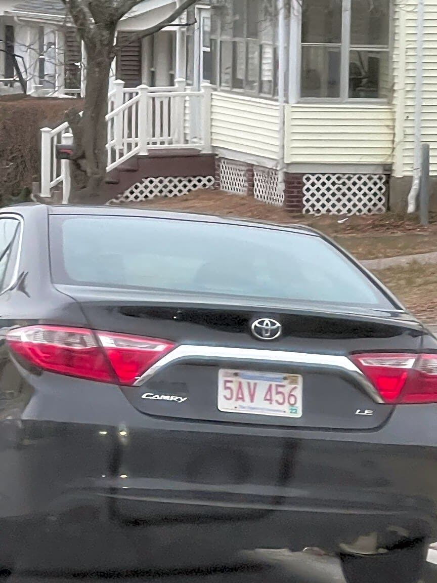 Image submitted with report