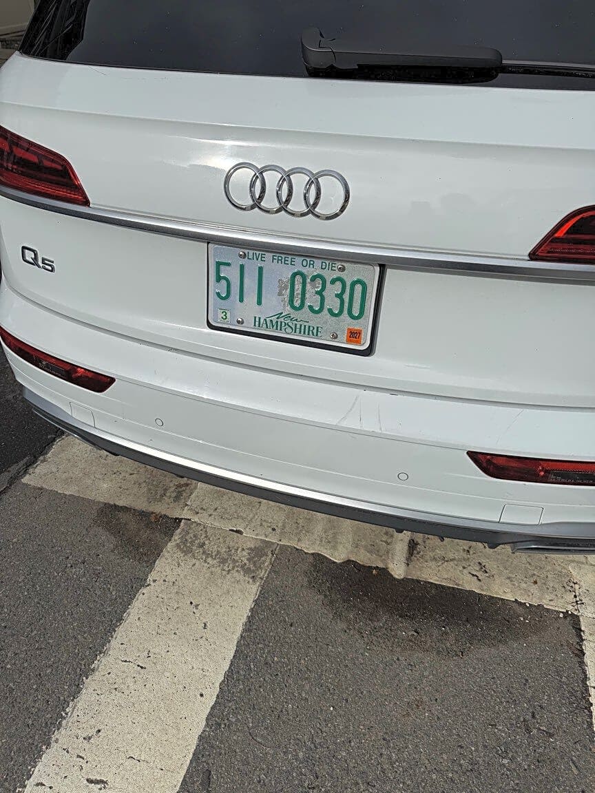 Image submitted with report