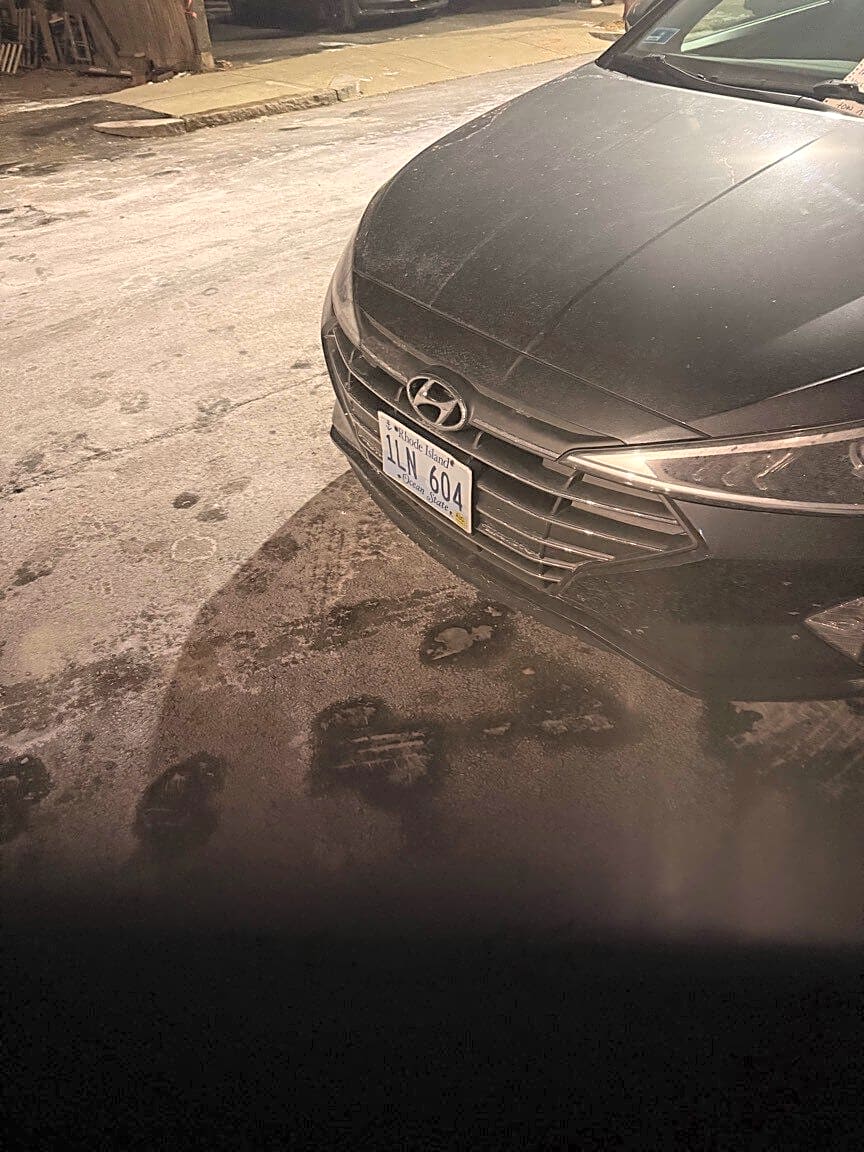 Image submitted with report