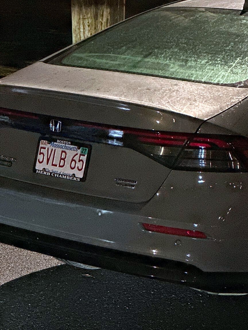 Image submitted with report