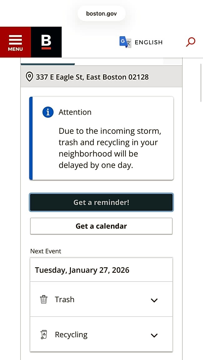 Image submitted with report