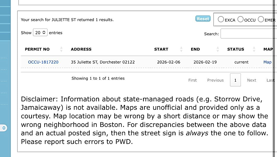 Image submitted with report