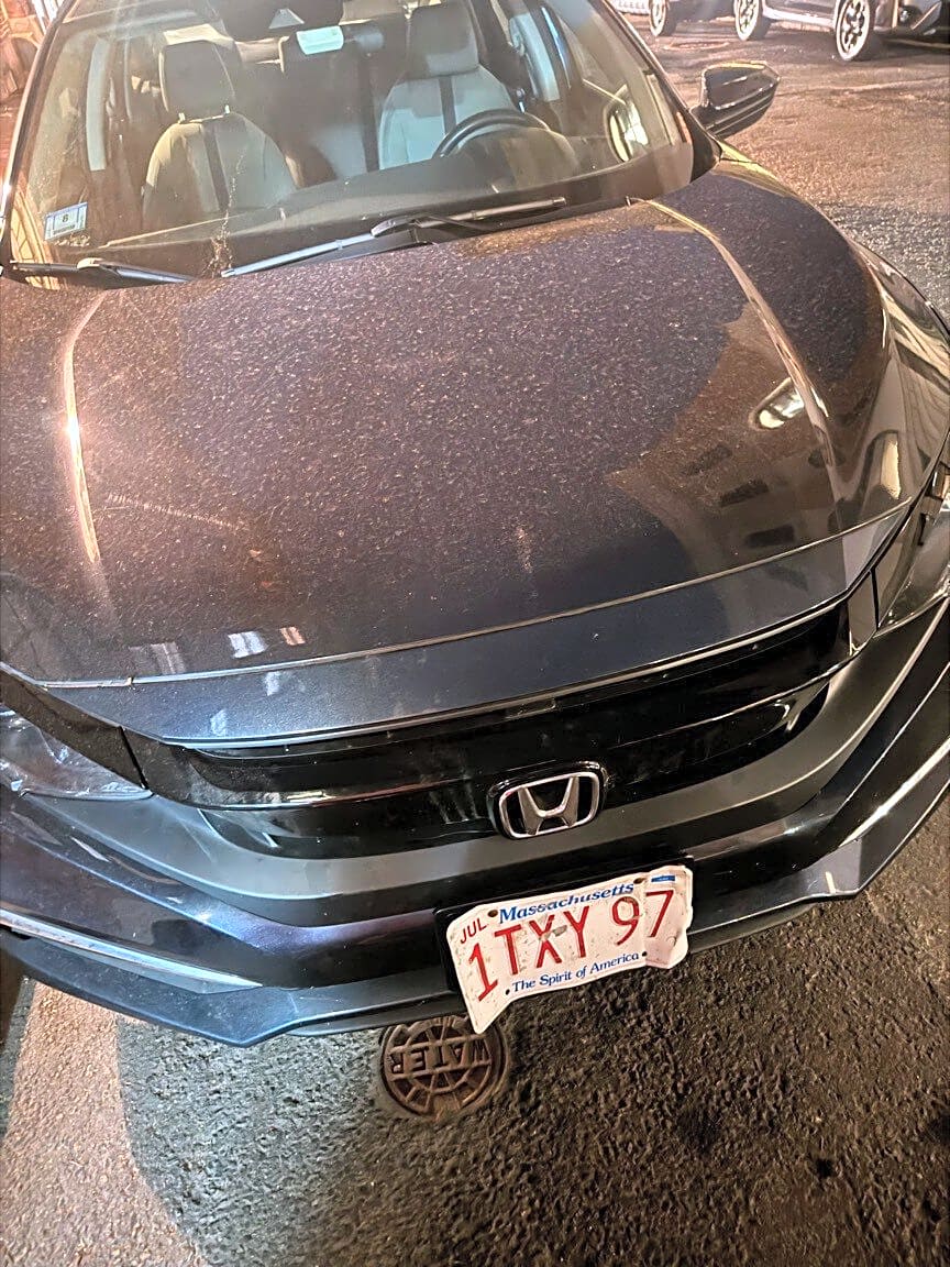 Image submitted with report