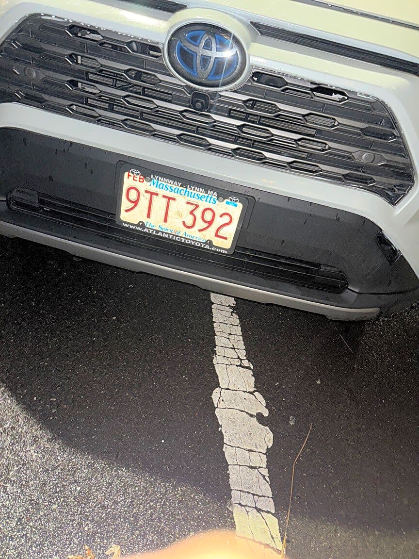 Image submitted with report