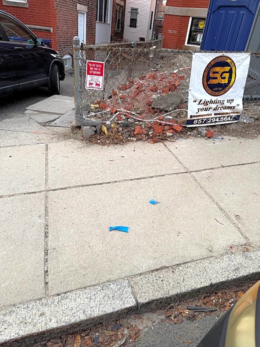 Image submitted with report