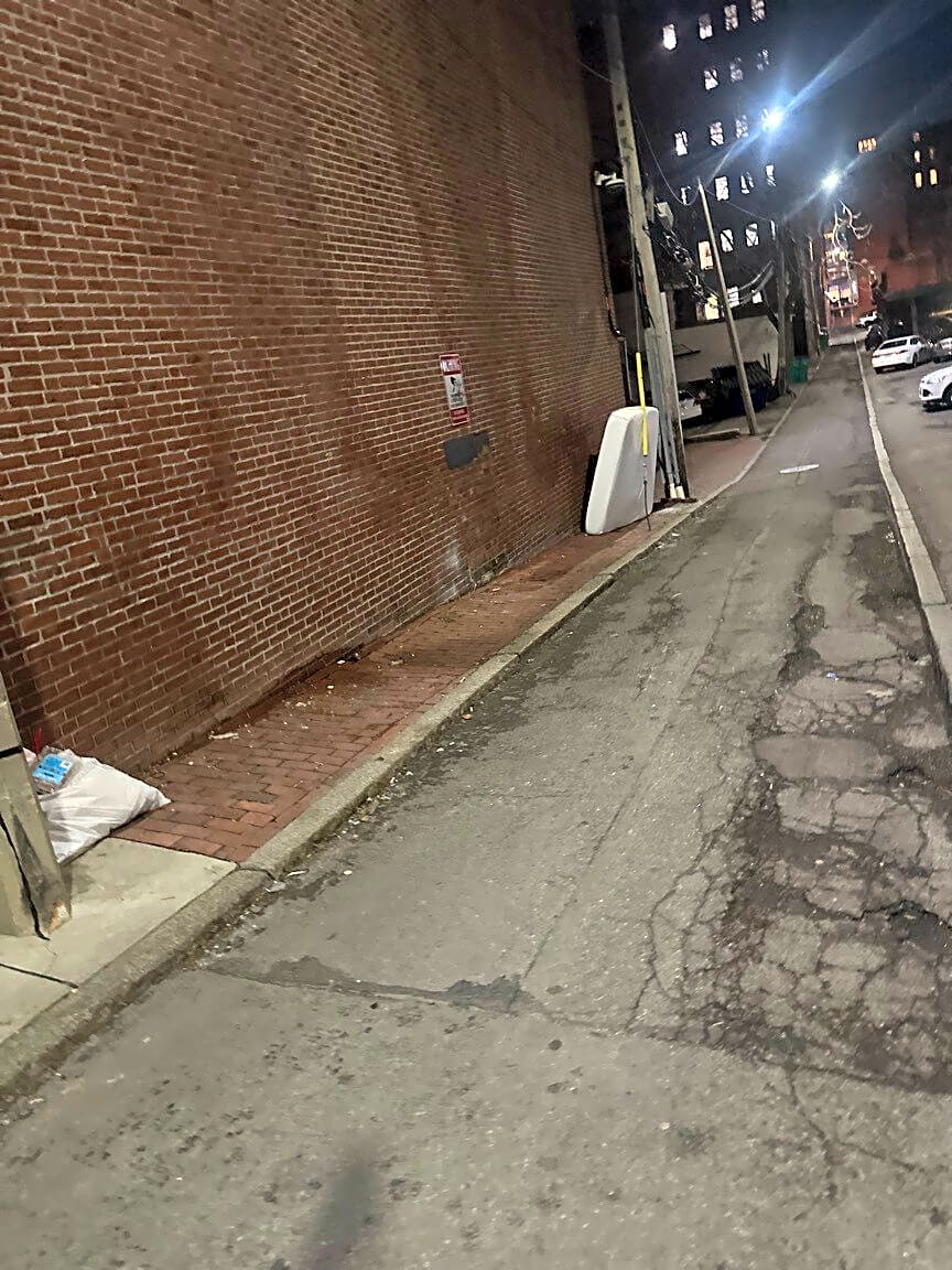 Image submitted with report