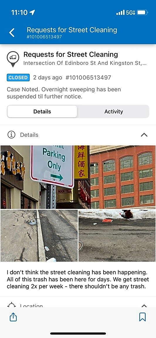 Image submitted with report