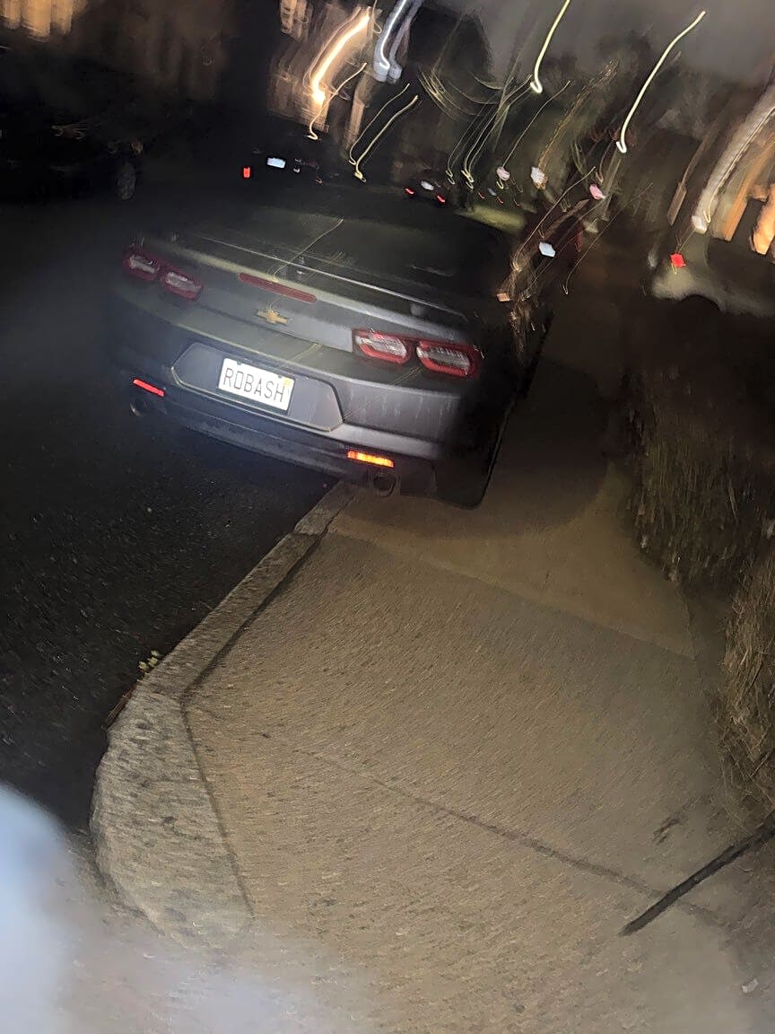 Image submitted with report