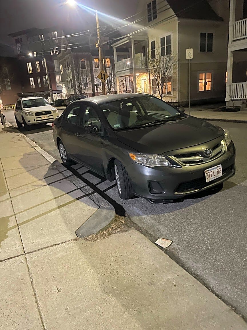 Image submitted with report