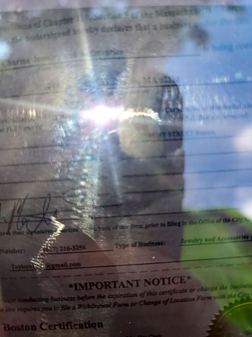 Image submitted with report