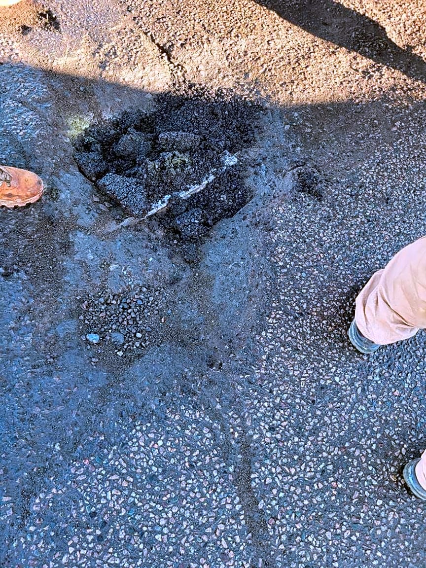 Image submitted with report